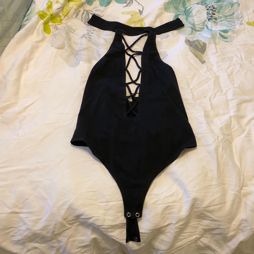 Express halter body suit